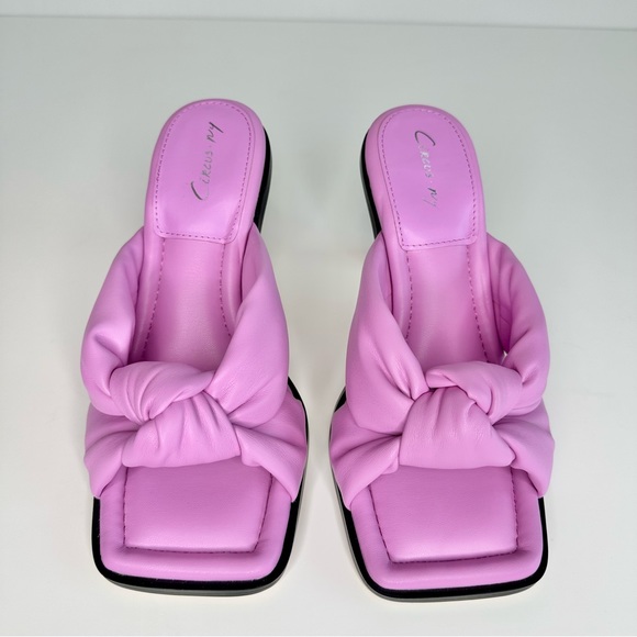 Circus Sam Edelman Sim Pink Square Toe Heel Sandal - Picture 4 of 15